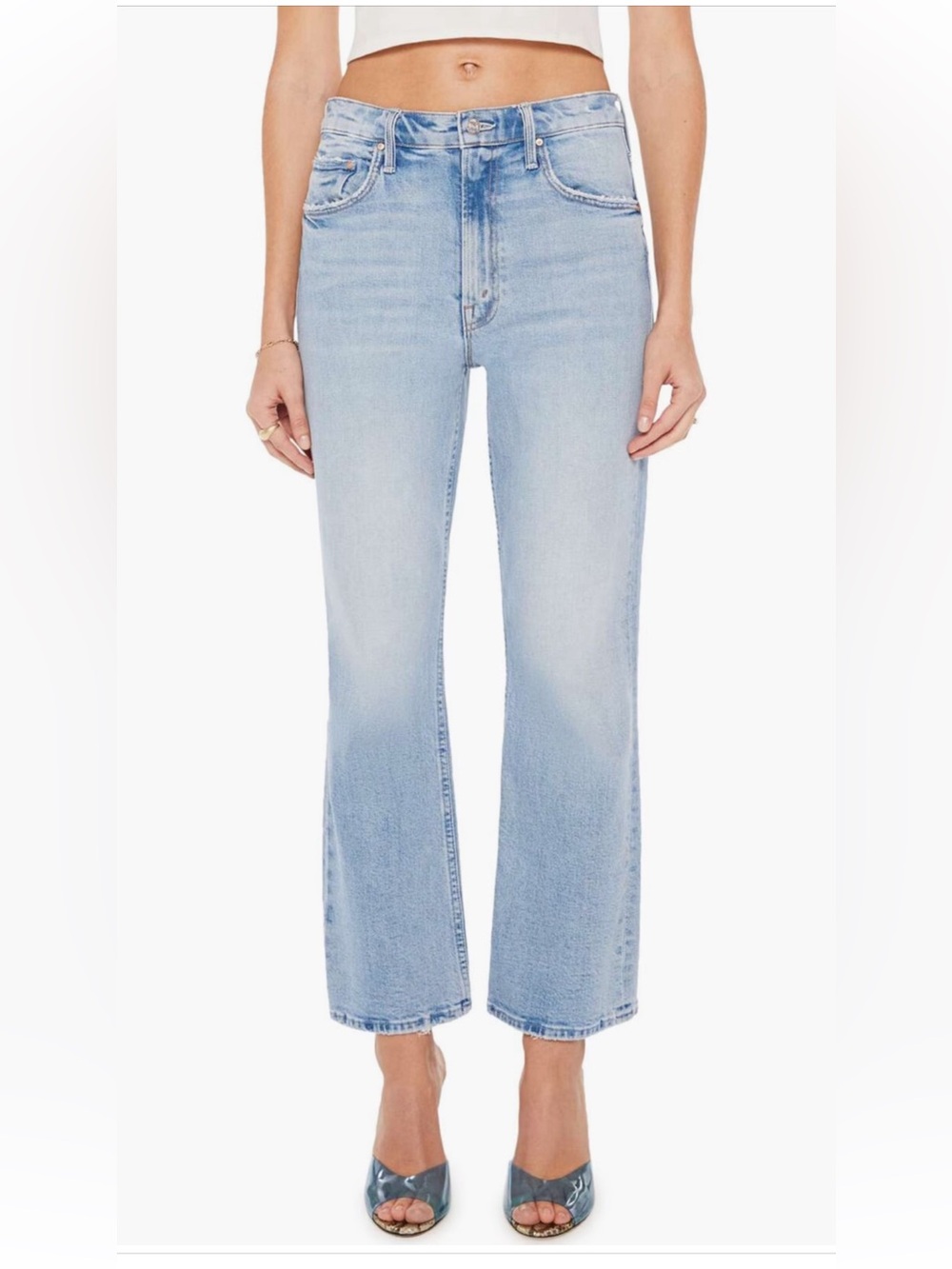 Like New MOTHER The Scooter Ankle Bootcut Jeans in color Don’t Be a Square EUC